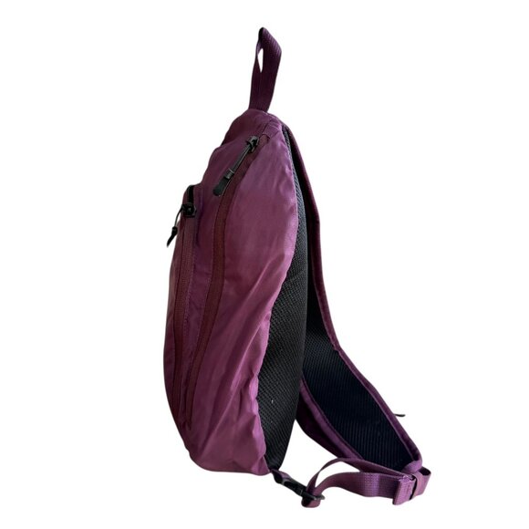 Eddie Bauer Sling Bag Purple Gorpcore Hiking Camping Outdoor Tactical - Picture 4 of 9